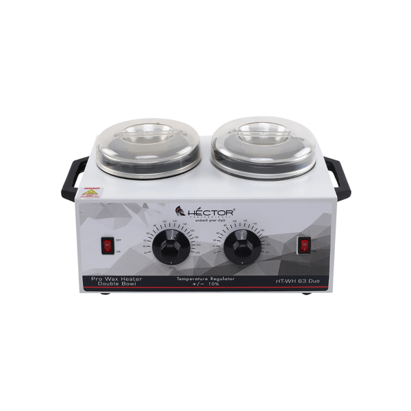 HECTOR Metal Duo 63 Professional Double Bowl Wax Heater Machine