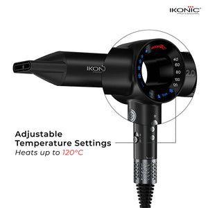 Ikonic Professional Id Hair Dryer 2.0 EBONY BLACK